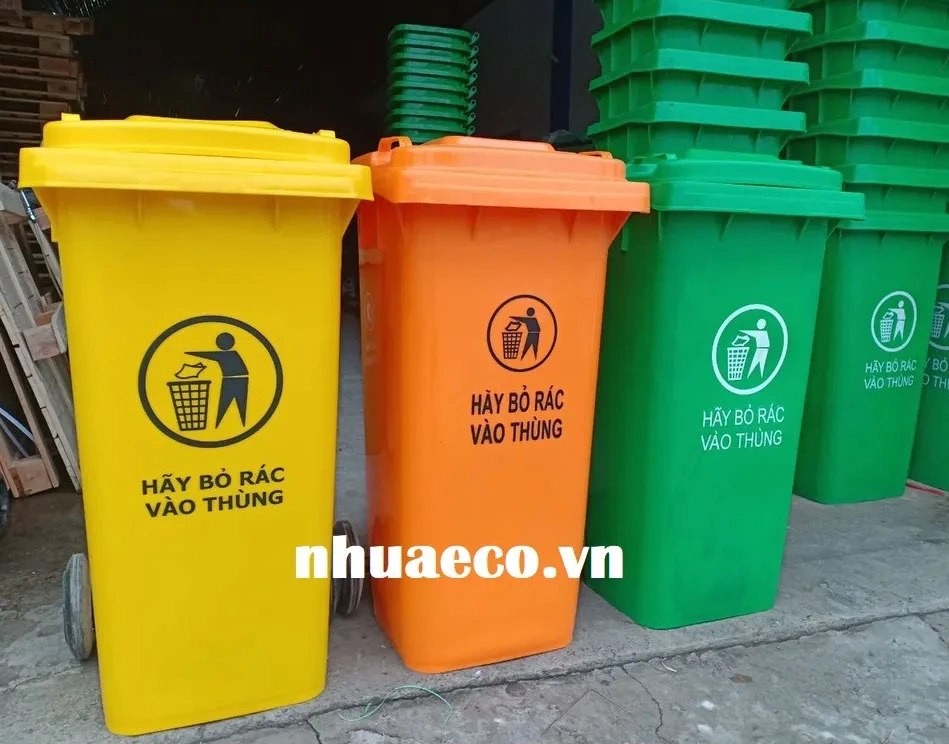 Top 5 mẫu thùng rác nhựa bán chạy nhất hiện nay