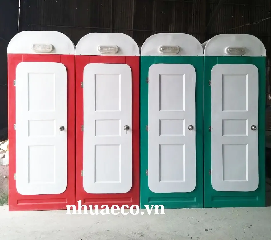 Nhà vệ sinh di động tại Green Eco có tính linh hoạt cao, dễ dàng vận chuyển.