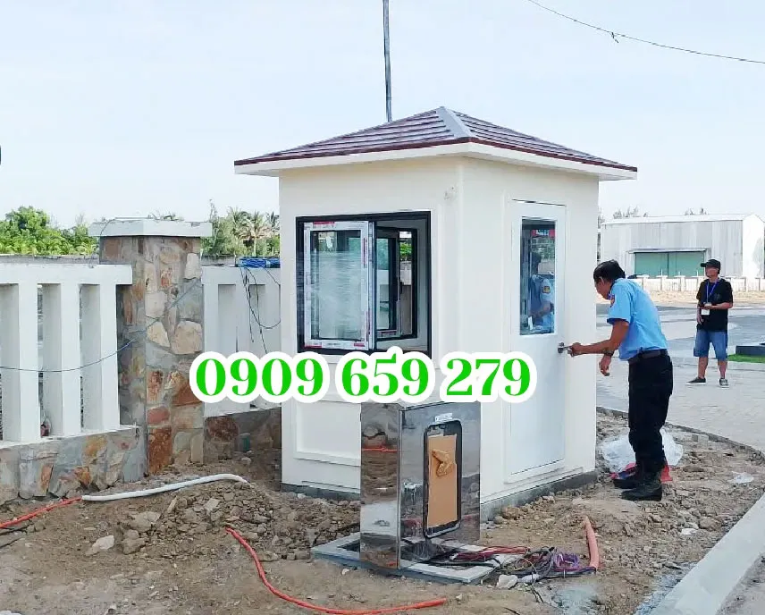 Bốt gác bảo vệ là giải pháp kiểm soát an ninh hiệu quả.
