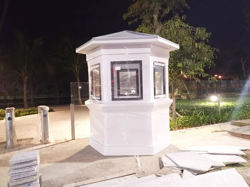 Bốt gác bảo vệ góp phần tạo dựng hình ảnh chuyên nghiệp.