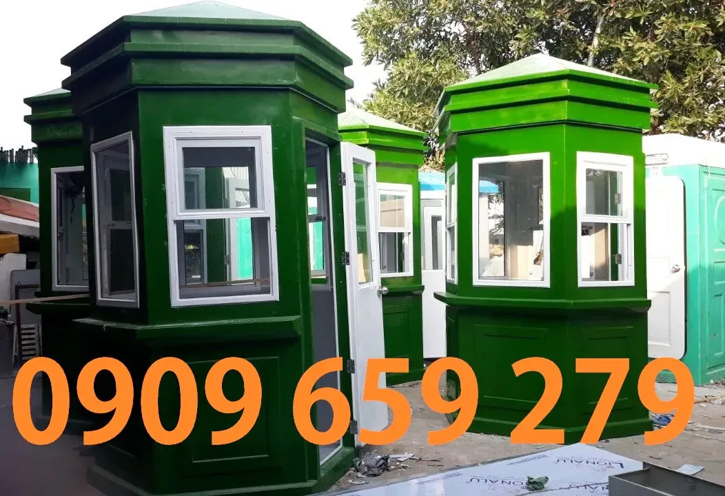 Bốt gác bảo vệ giúp nâng cao tính chuyên nghiệp và đảm bảo an toàn cho toàn khu vực. 