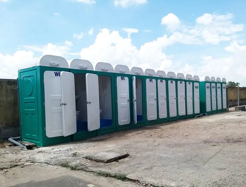 Nhà vệ sinh di động Green Eco có thể lắp đặt nhanh chóng ở nhiều địa hình khác nhau.