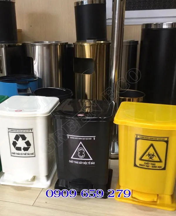 Green Eco cung cấp thùng rác phân loại chính hãng, chất lượng cao.