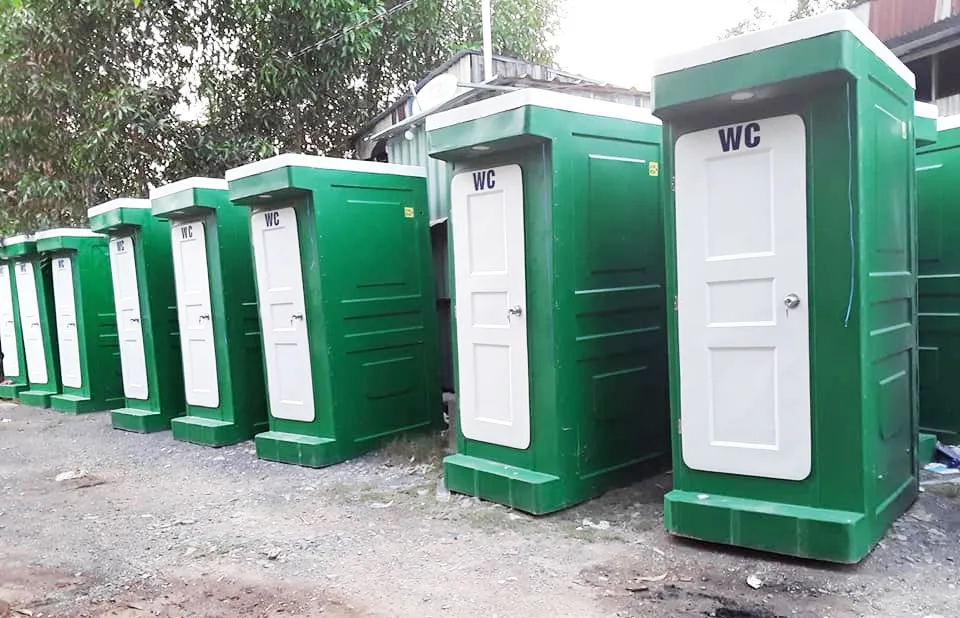 Nhà vệ sinh di động Green Eco có độ bền cao và khả năng lắp đặt linh hoạt.