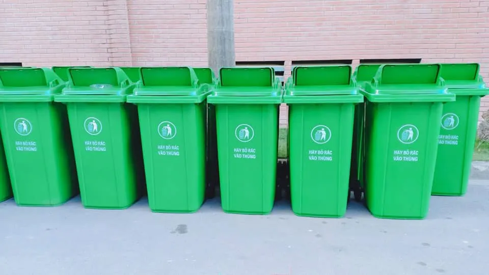 Thùng rác nhựa tại Green Eco có đa dạng dung tích.
