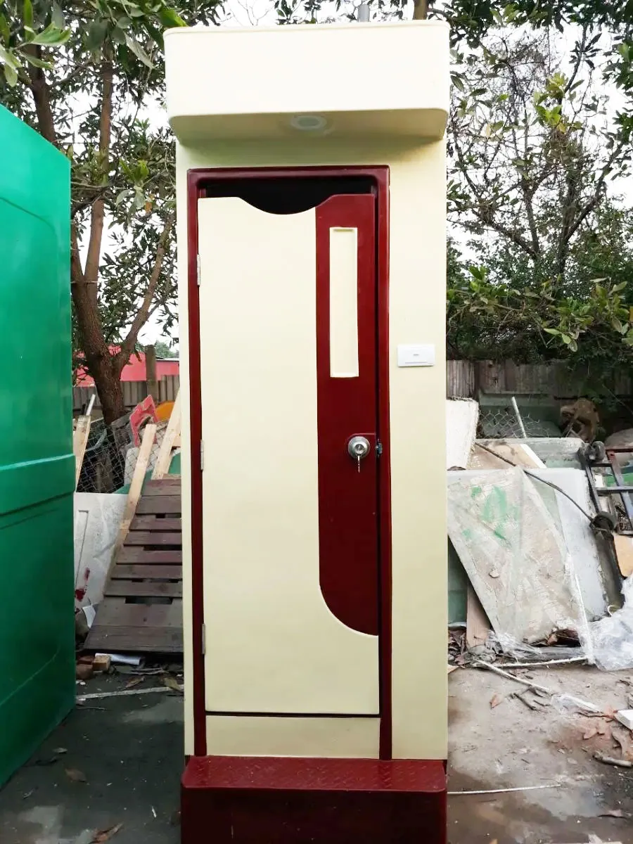 Nhà vệ sinh di động giúp giảm nguy cơ ô nhiễm môi trường.