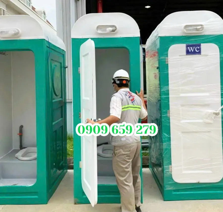 Nhà vệ sinh di động Green Eco có thể di chuyển đến nhiều địa điểm khác nhau.