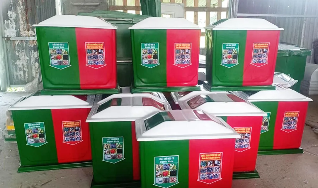 Green Eco cung cấp đa dạng mẫu thùng rác nhựa.