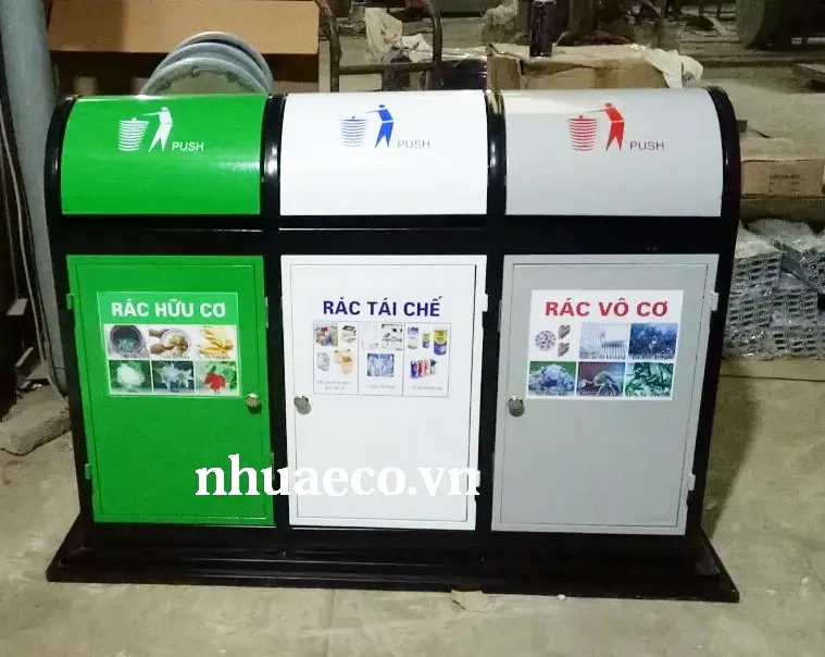 Thùng rác phân loại Green Eco góp phần xây dựng thói quen sống xanh.