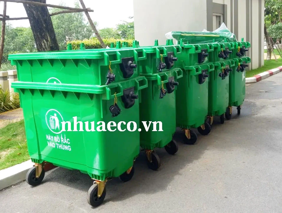5 lý do nên chọn thùng rác nhựa tại Green Eco cho khuôn viên sạch đẹp