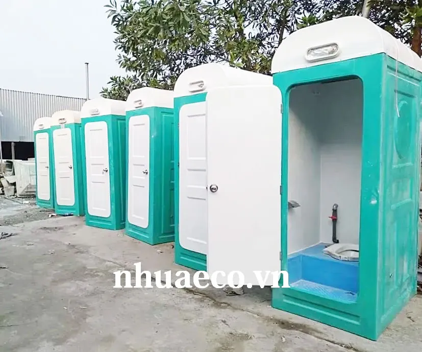Nhà vệ sinh di động Composite nhẹ, cứng chắc, chống ăn mòn và có tuổi thọ lâu dài.