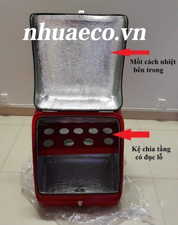 Thùng chở hàng giữ nhiệt chất liệu composite