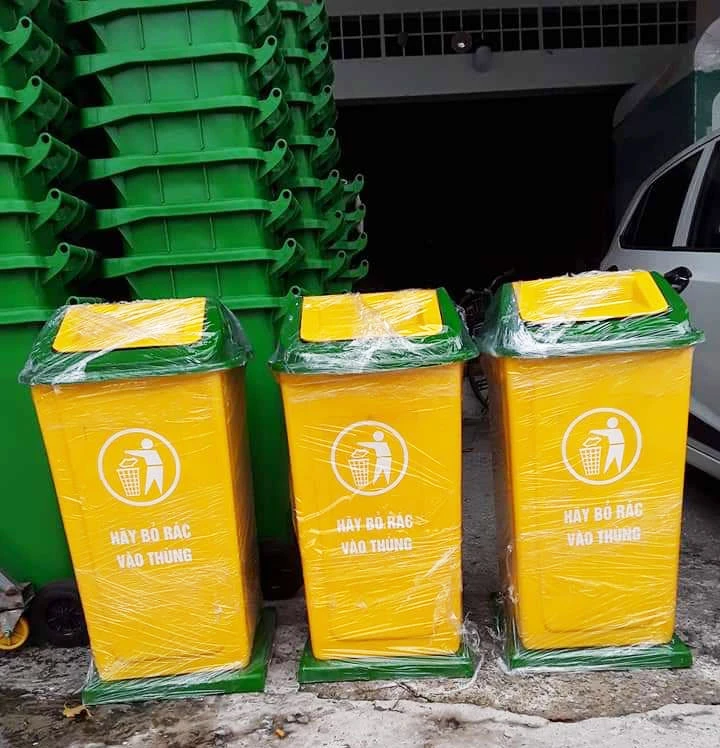 Thông tin về thùng rác đế cố định nắp bập bênh