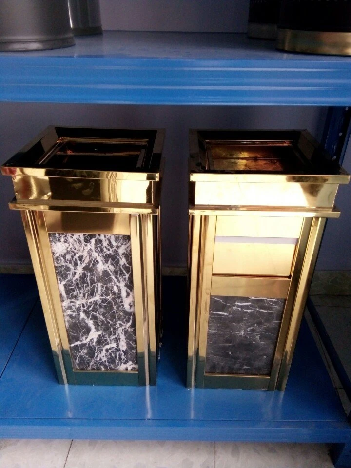 Thùng rác inox đá hoa cương - sự lựa chọn cao cấp sang trọng