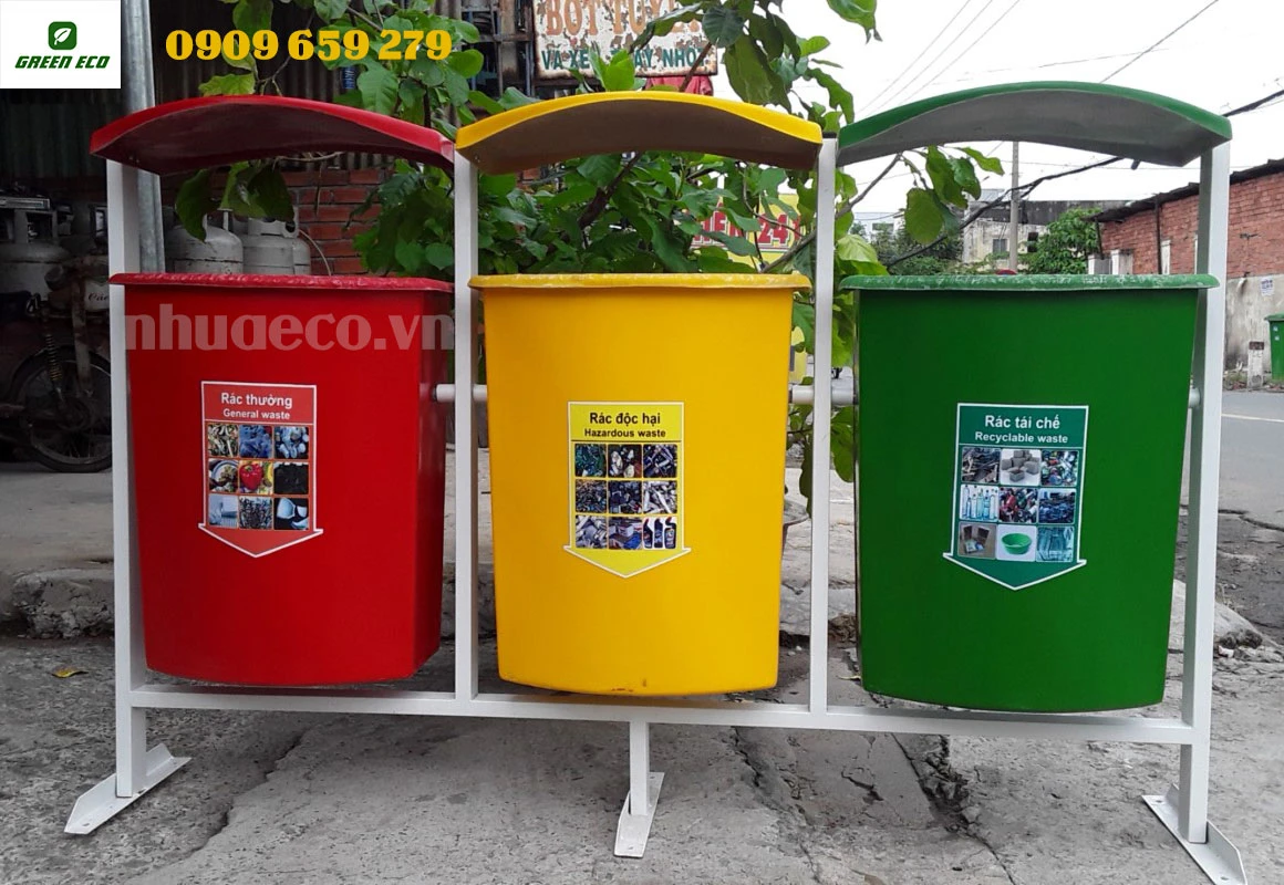 Kinh nghiệm chọn mua thùng phân loại rác ngoài trời bền đẹp