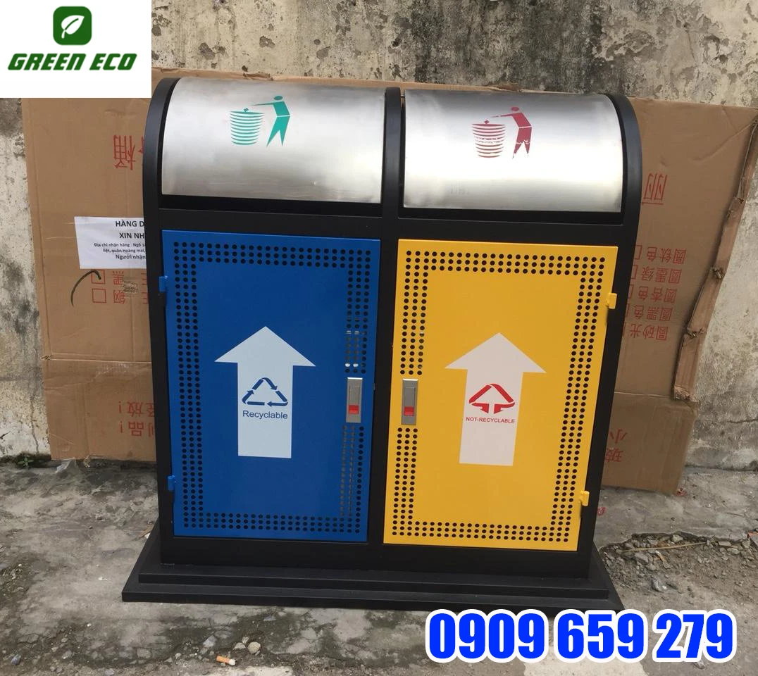 Địa chỉ bán thùng rác inox ngoài trời chất lượng, giá tốt