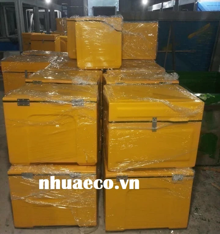 Thùng giao hàng sau xe máy size trung giá rẻ