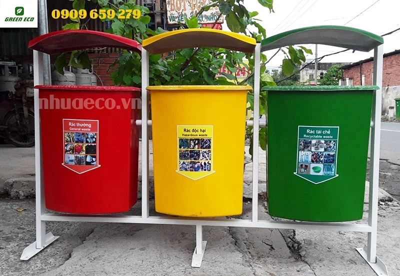 Các đặc điểm ấn tượng của thùng rác dân sinh tại Green Eco