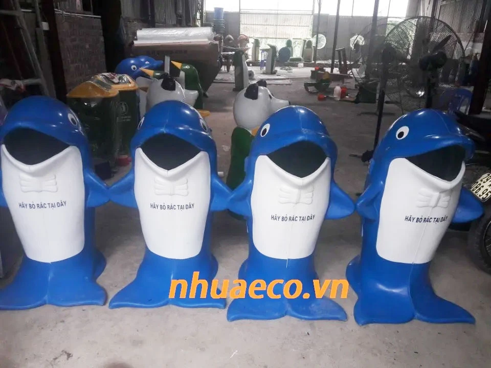 Tại sao nên chọn thùng rác nhựa hình thú của Green Eco?