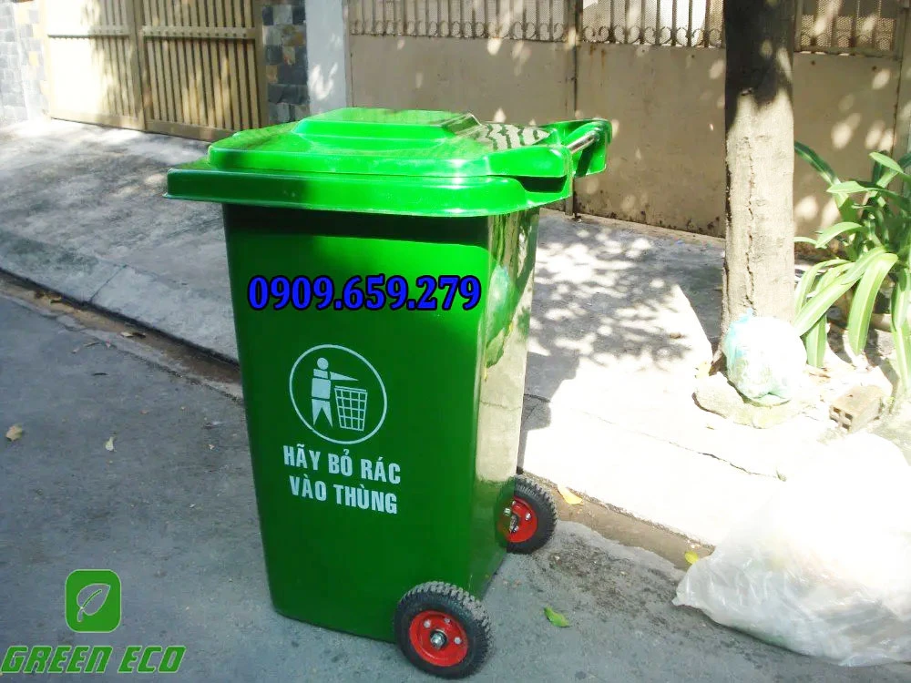 Thùng rác nhựa Green Eco - Bền đẹp, dễ sử dụng, thân thiện môi trường