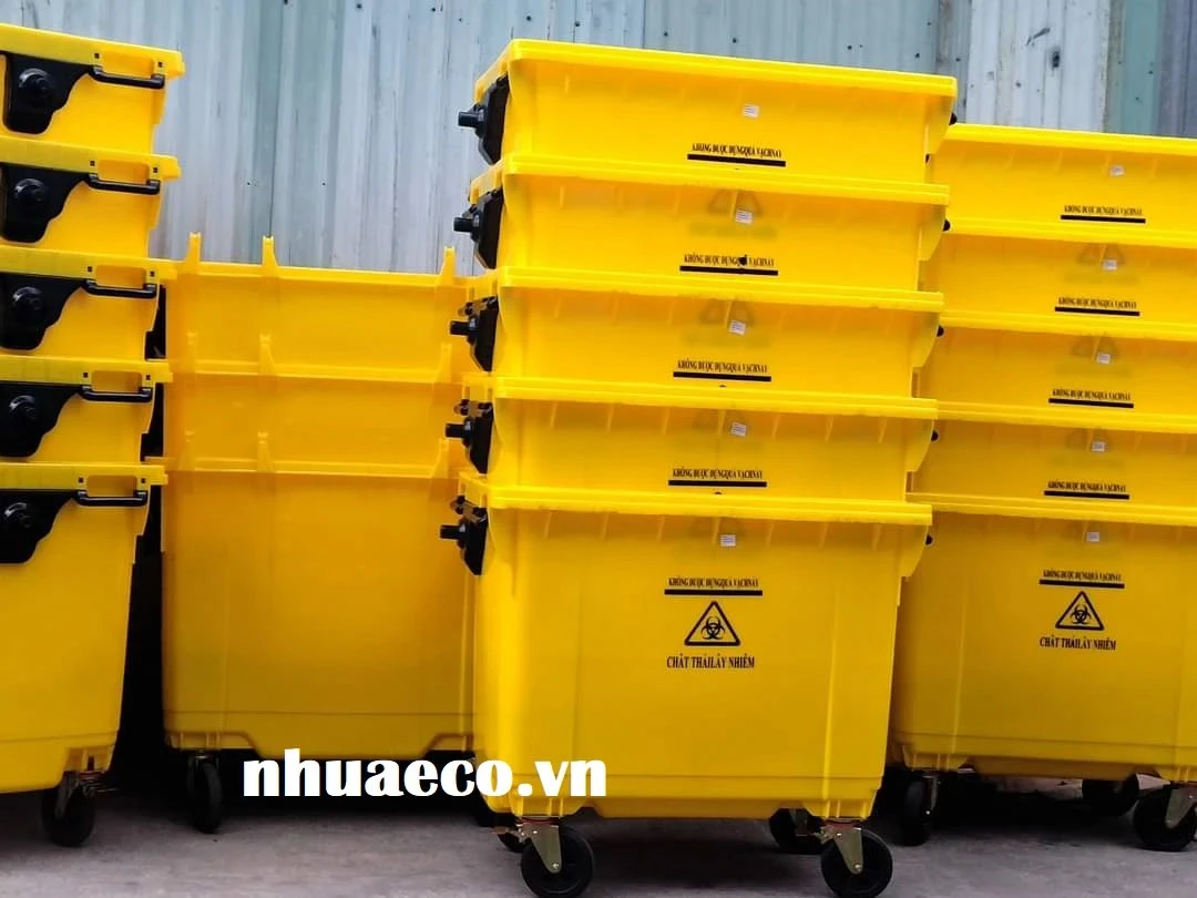 Cách chọn thùng rác nhựa phù hợp cho nhà máy, khu công nghiệp
