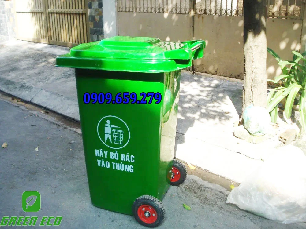 Thùng rác nhựa Green Eco - Đáp ứng nhu cầu thu gom rác hiện đại