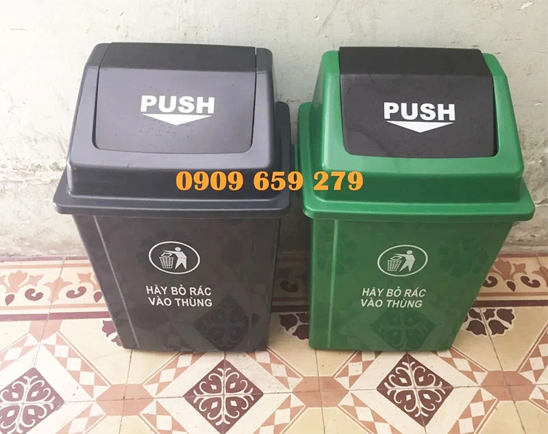 Thùng rác nhựa Green Eco - Hướng đến quản lý rác thải bền vững