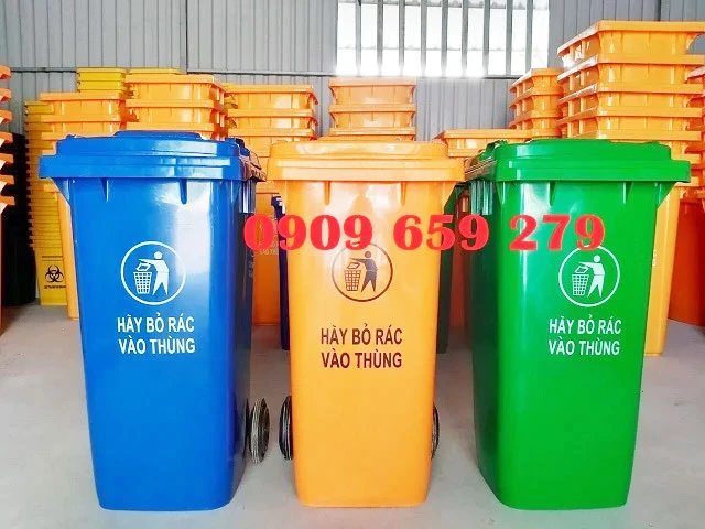 Thùng rác nhựa Green Eco - Giải pháp thu gom rác hiệu quả, bền bỉ