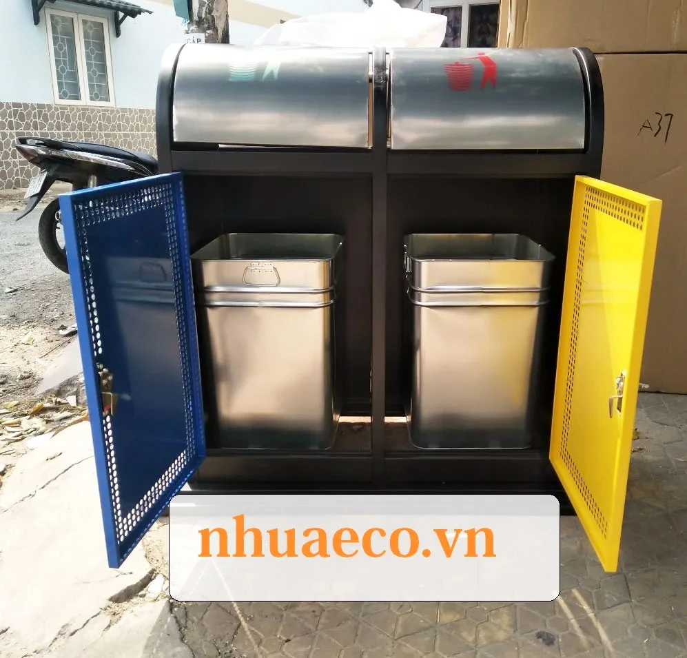 Hướng dẫn phân loại rác đúng quy định mới bằng thùng rác phân loại Green Eco