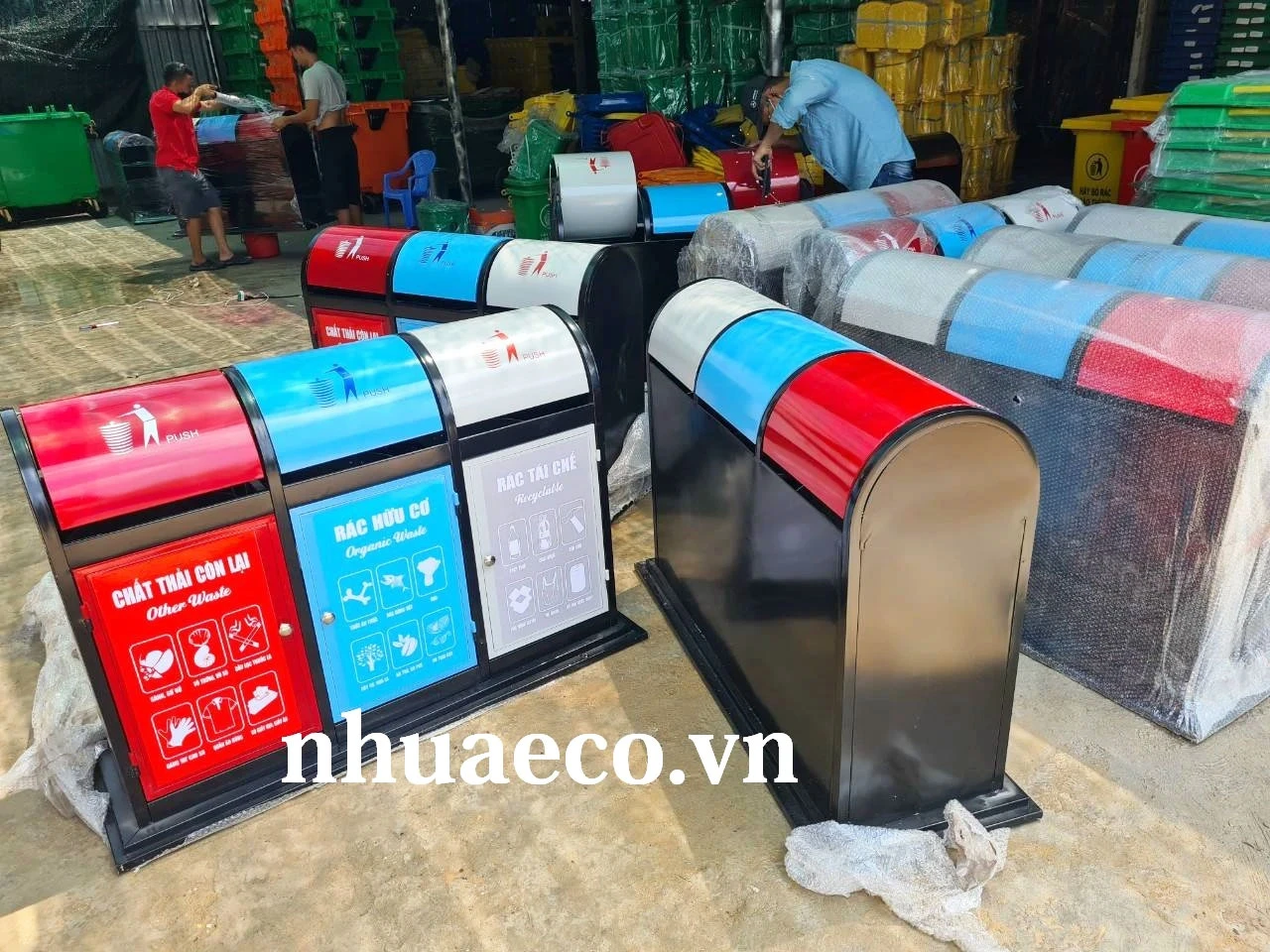Thùng rác phân loại Green Eco - Chung tay bảo vệ môi trường