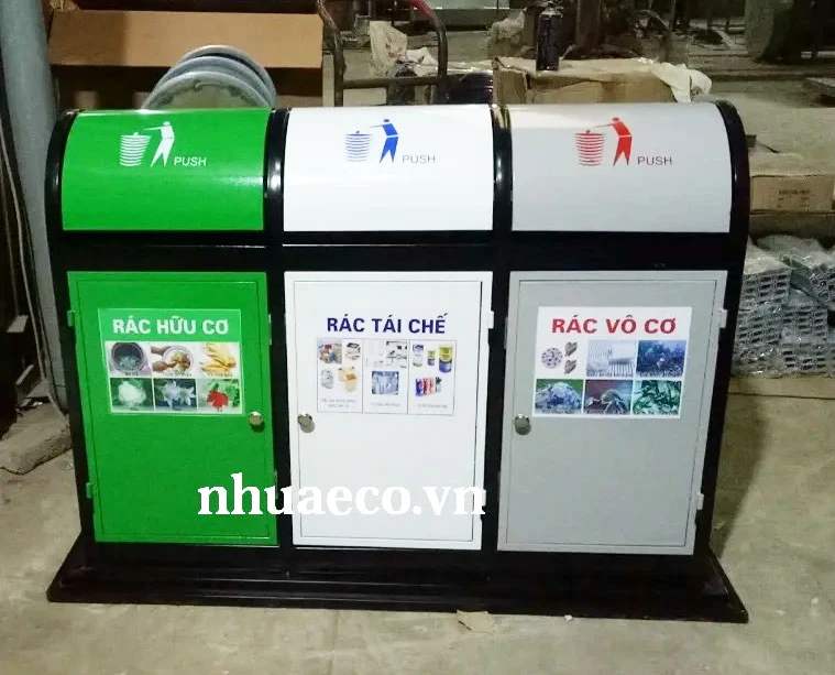 Thùng rác phân loại đẹp, bền, giá tốt tại Green Eco
