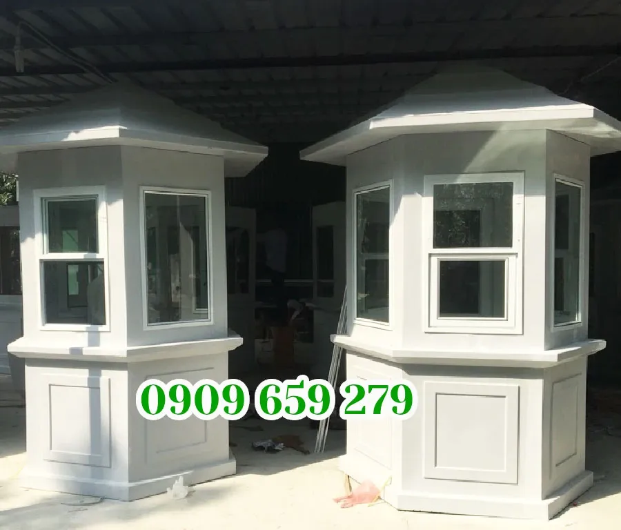 Bốt gác lục giác 1,8mx1,5mx2,95m siêu bền.