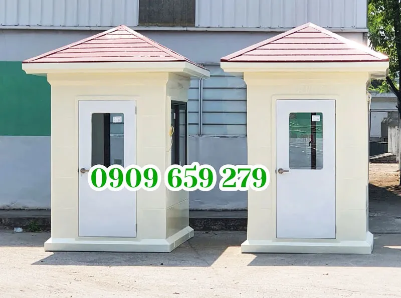 Bốt gác bảo vệ di động 1.35m x 1.5m.