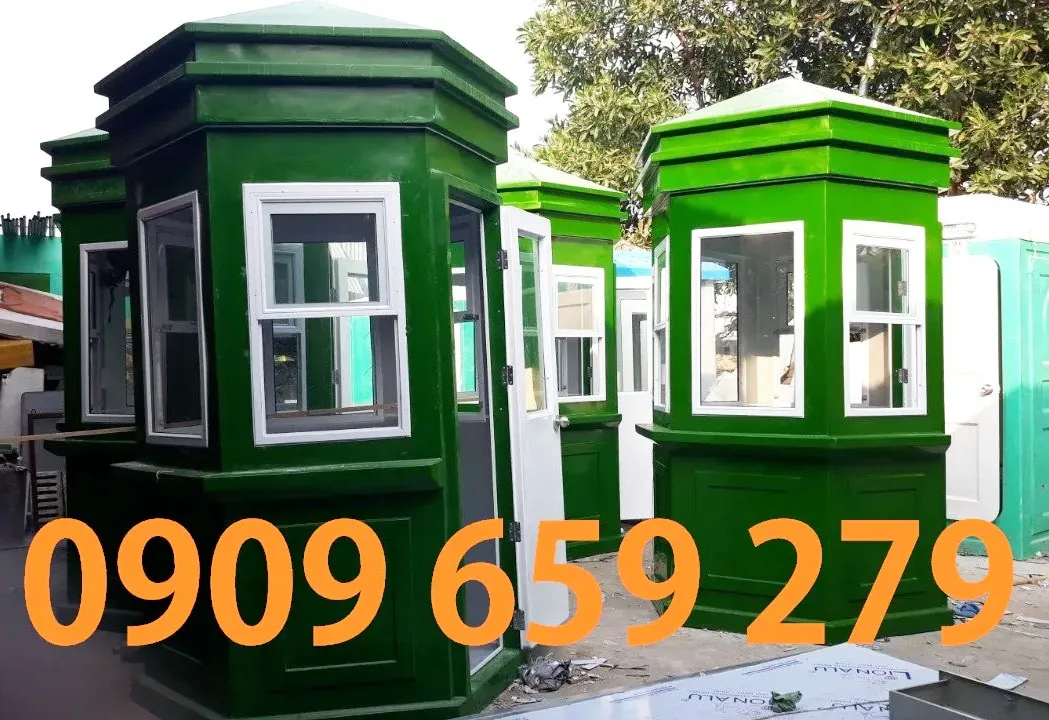 Bốt gác lục giác chất liệu composite.