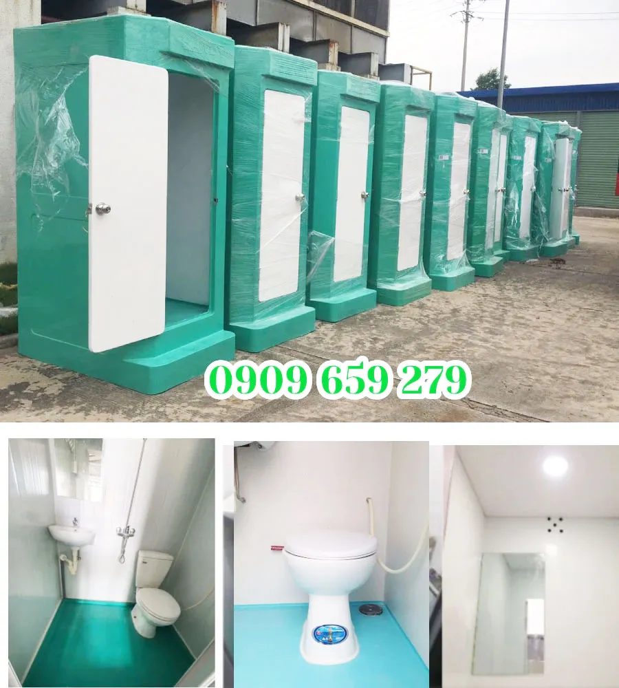 Nhà vệ sinh 1 buồng sang trọng, tiện dụng.
