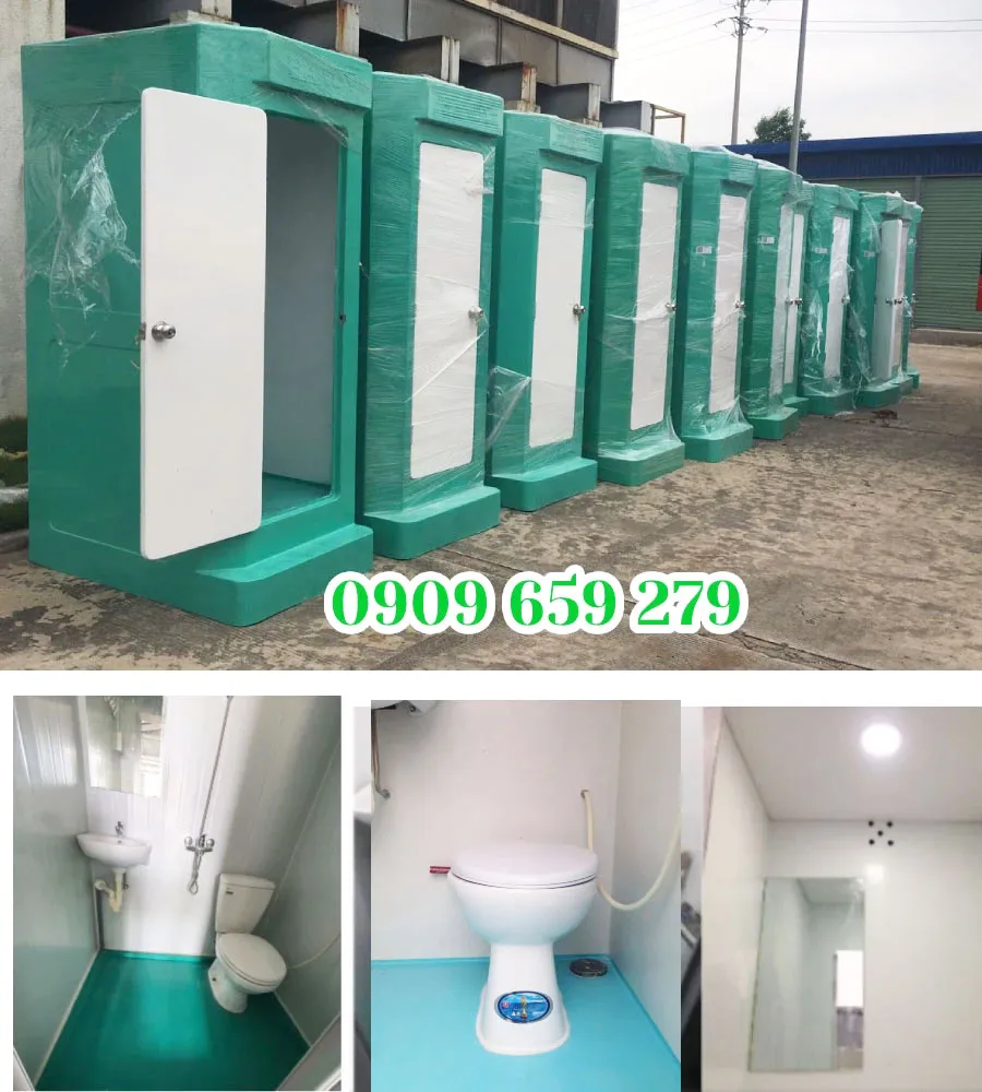 Nhà vệ sinh 1 buồng sang trọng, tiện dụng.