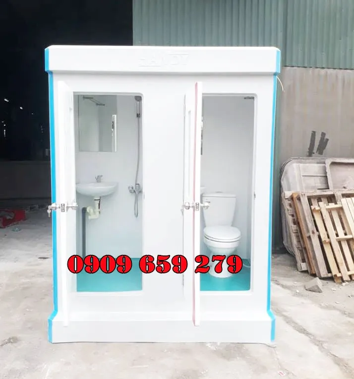 Nhà vệ sinh di động đôi 