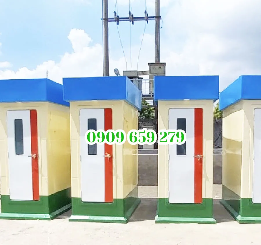 Nhà vệ sinh đơn dùng cho hội chợ, triễn lãm.