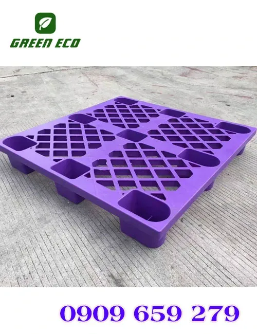 Palet nhựa màu tím cao cấp.