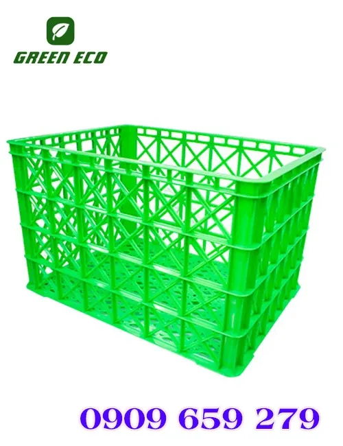 Sóng nhựa hở có 8 bánh xe.