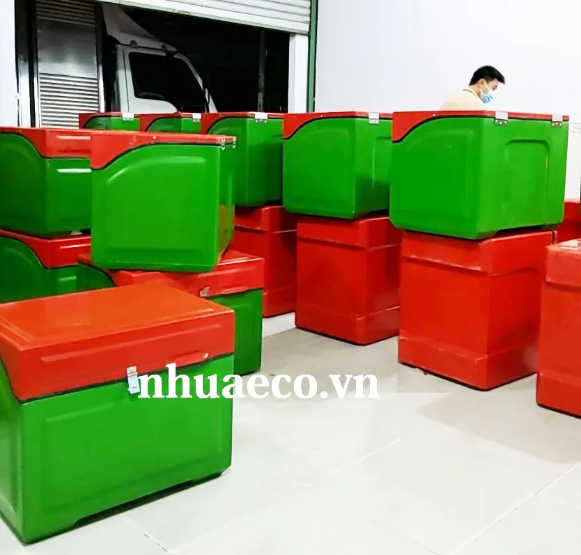 Thùng chở hàng sau xe máy mẫu mới.