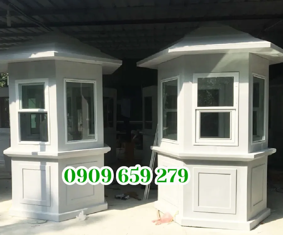 Bốt gác bảo vệ lục giác 1,8mx1,5mx2,95m.