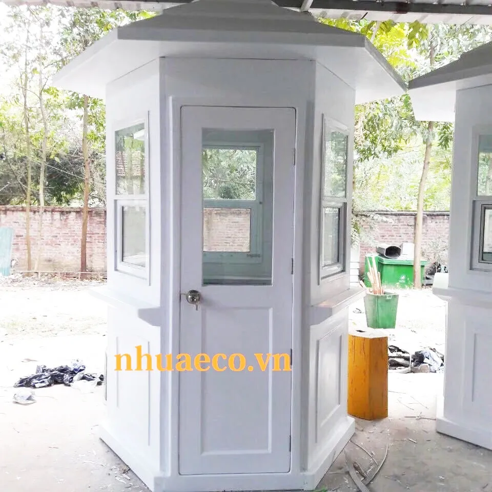 Bốt gác bảo vệ lục giác chất liệu composite siêu bền.