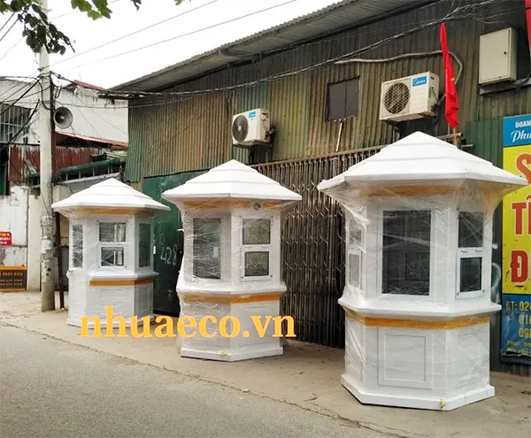 Bốt gác bảo vệ Green Eco đáp ứng tốt nhu cầu làm việc của nhân viên bảo vệ.