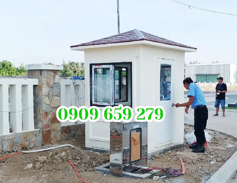 Bốt gác bảo vệ 1800 x 1800 x 2500mm.