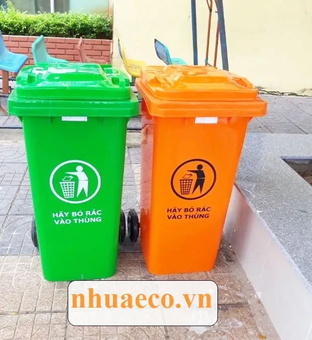 Thùng rác phân loại 240L.