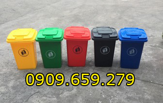 Thùng rác nhựa HDPE 30 lít siêu bền, đẹp