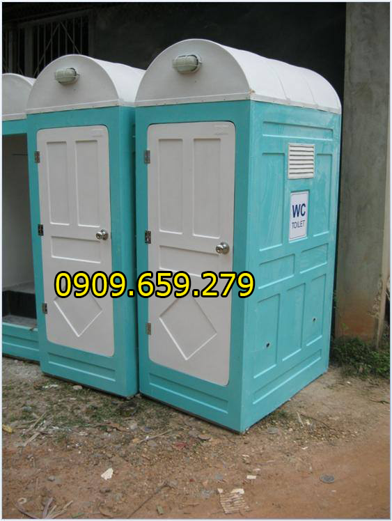 Nhà vệ sinh lưu động bằng composite cho công trường, KCN giá rẻ