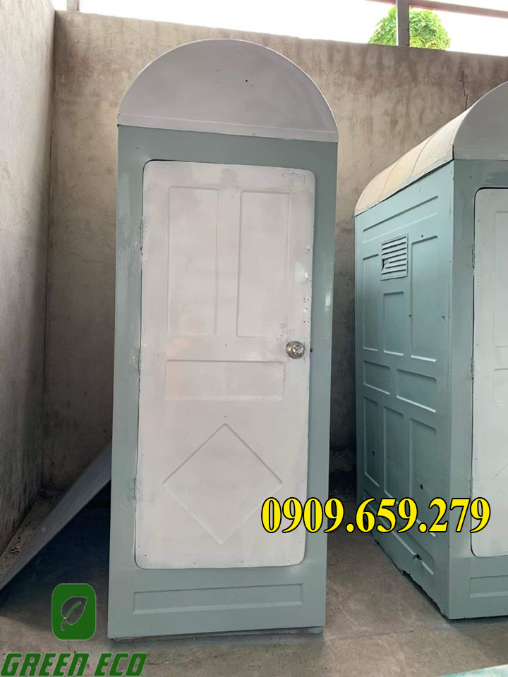 Nhà vệ sinh di động đơn mái vòm nhựa composite