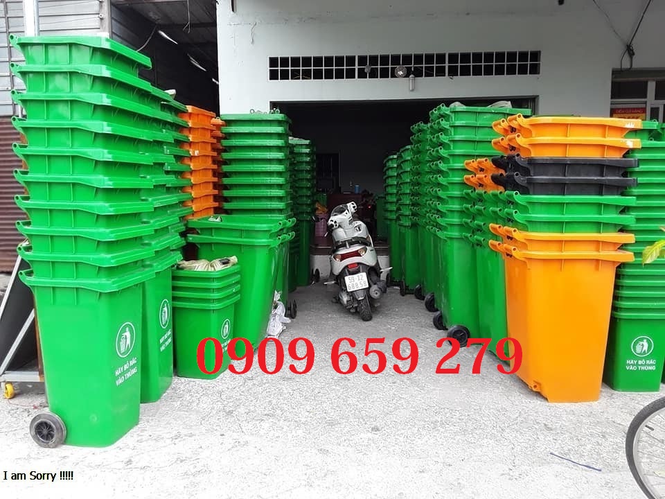 GREEN ECO - cung cấp thùng rác composite 120 lit số lượng lớn